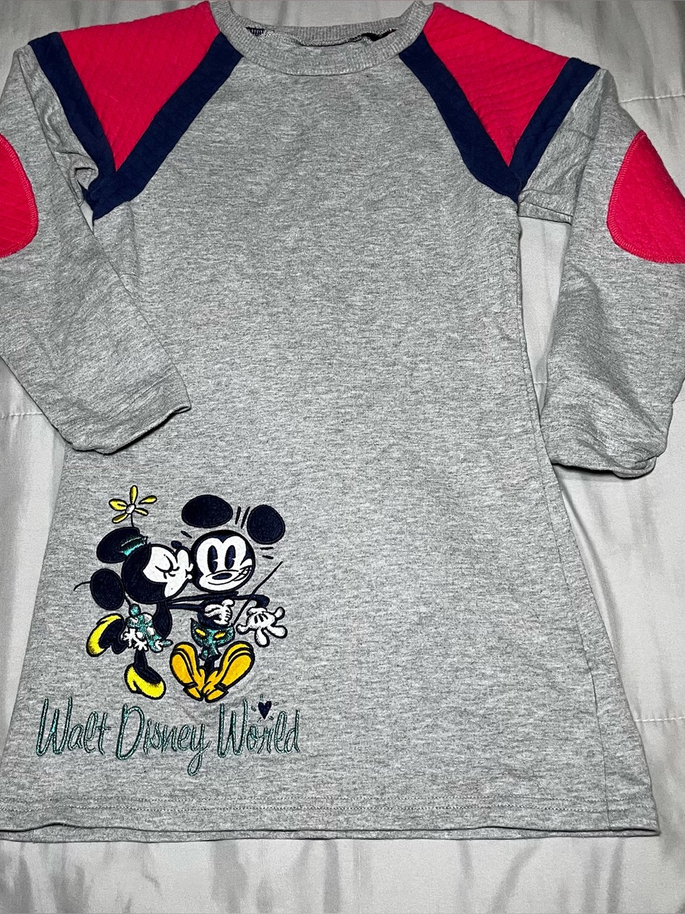 Disney Parks Mickey & Minnie Mouse Long Sleeve Sweater Dress